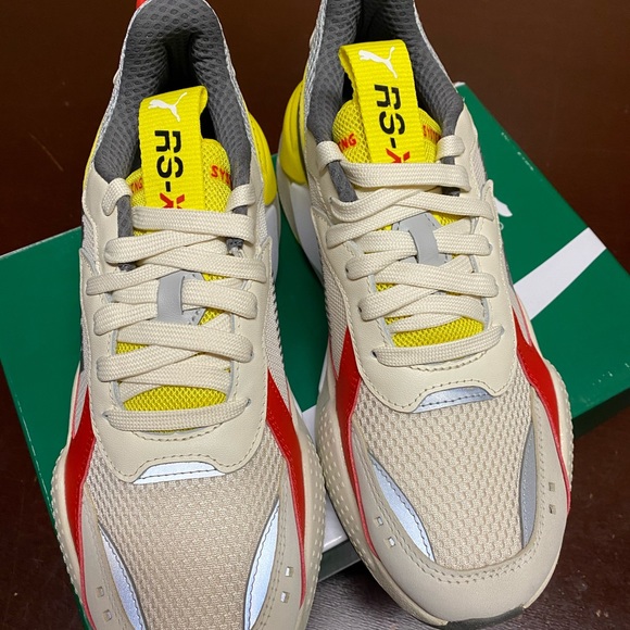 Puma RS-X Bold Trainers White Lifestyle Sneakers - Picture 2 of 4